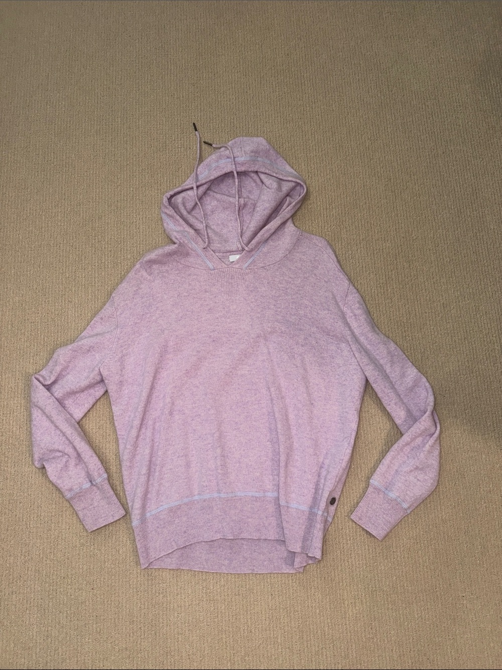 Zella Lavender Hooded Women's Sweater